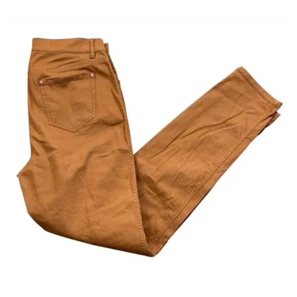 Lafayette 148 New York Mercer Camel Tan Straight Leg Pants Women's Size 0